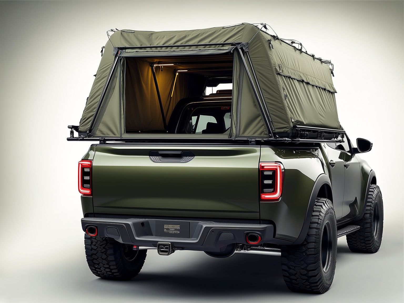 Pro Rooftop Tent – Military Green Edition
