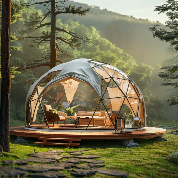 Luxury Geodesic Dome Tent