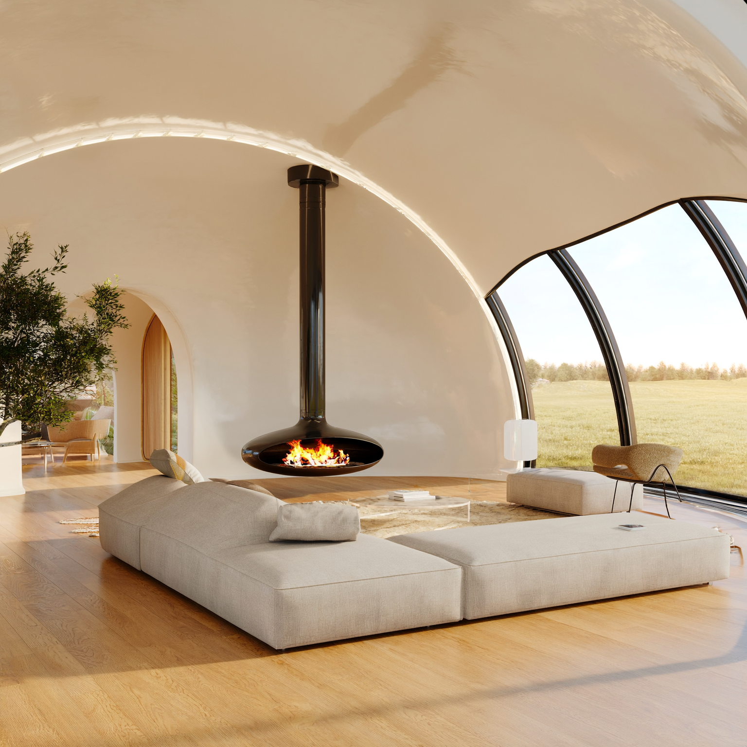 Nova Reflective Dome – Modern Minimalist Edition