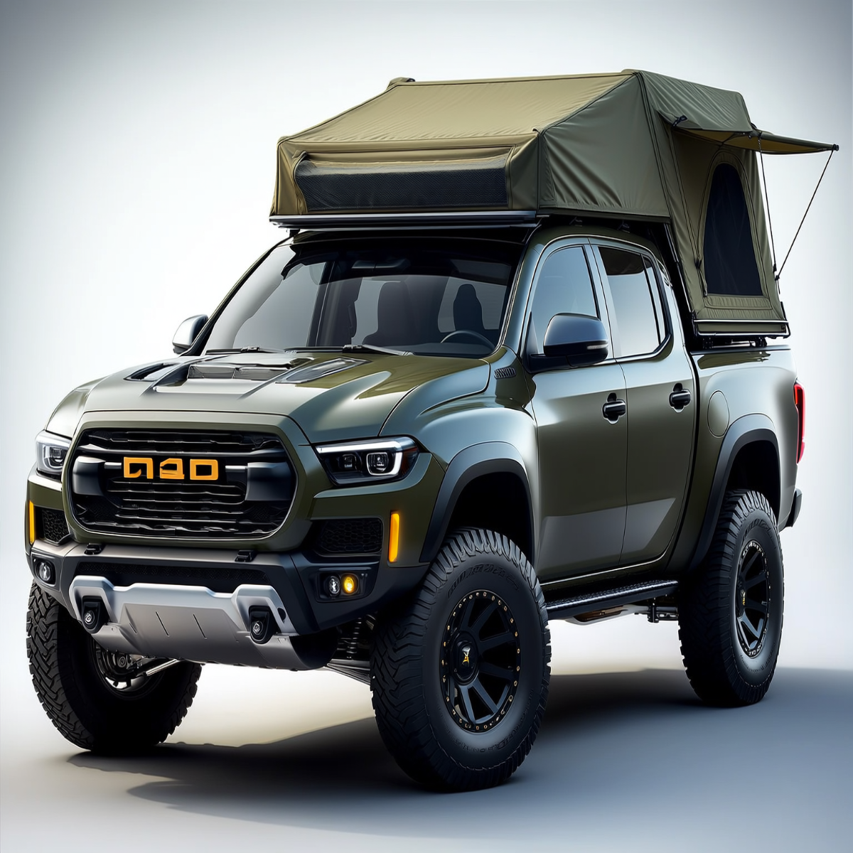 Pro Rooftop Tent – Military Green Edition
