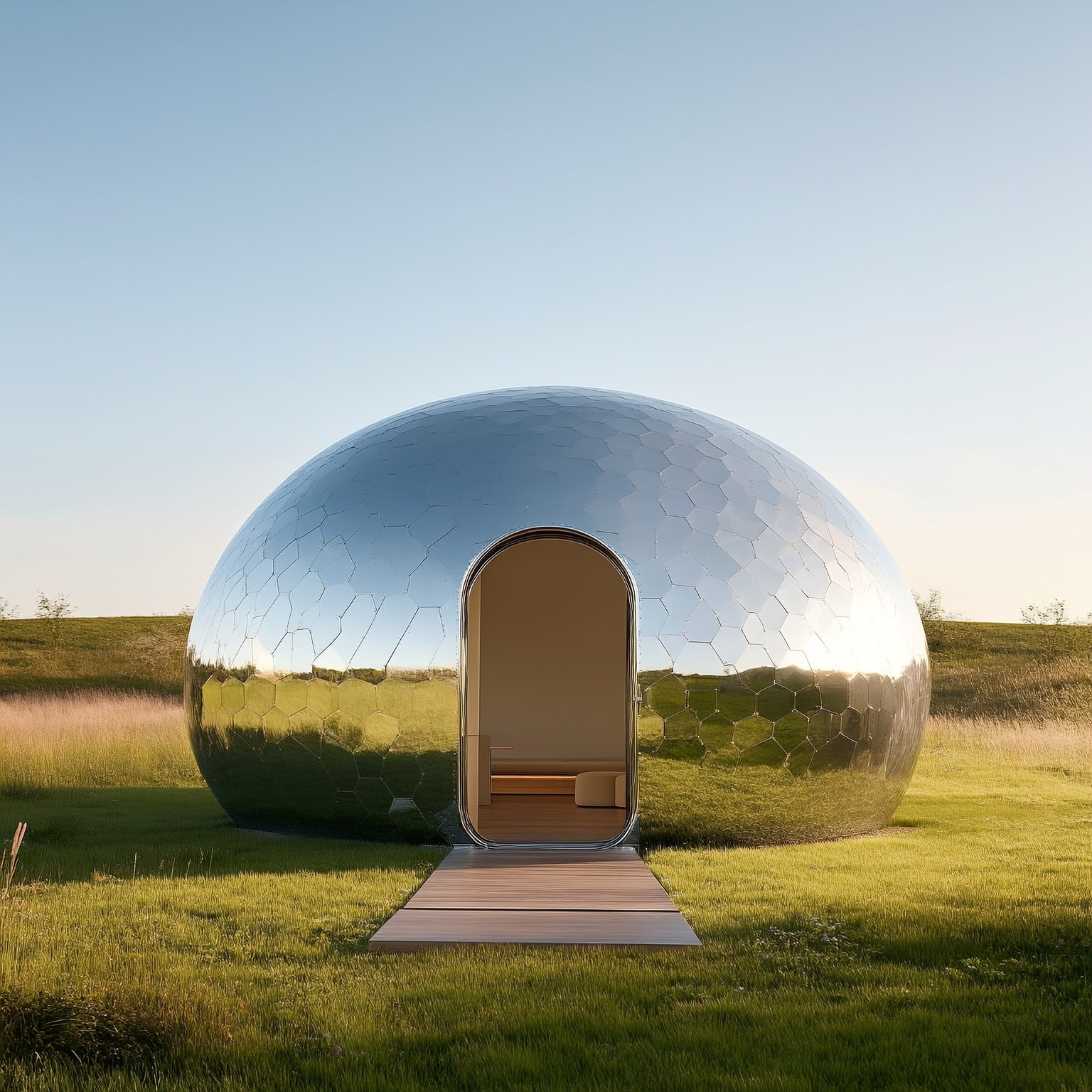 Nova Reflective Dome – Modern Minimalist Edition