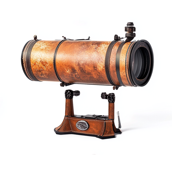 Premium Leather-Wrapped Telescope Mount