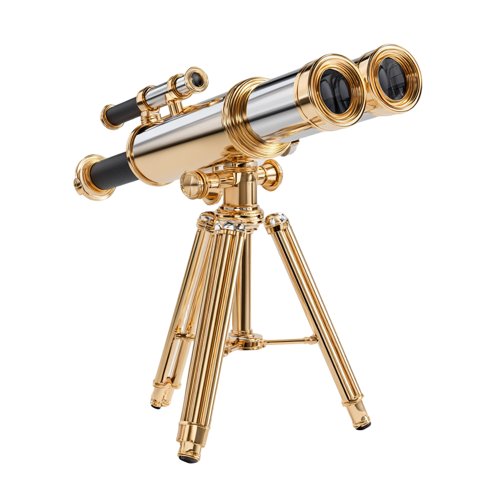 Aurora Luxe Golden Binoculars