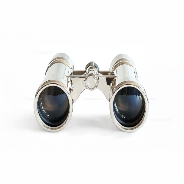 RegalView Vintage Chrome Binoculars – Timeless Elegance, Modern Optics